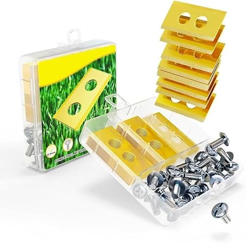 Mähroboter Ersatzklingen 36 Stück kompatibel mit Mammotion Luba und Yuka Serie, Titan mit Unterlegscheiben Mähroboter Ersatzklingen 36 Stück kompatibel mit Mammotion Luba und Yuka Serie, Titan mit Unterlegscheiben von Generisch