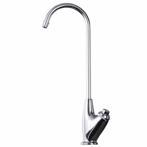 360 ° drehbarer Schwanenhals Küchenspüle Wasserhahn – nur Kaltwasser Druckknopf Schalter Chrom Finish Stilvoll & Funktional Trinkwasserhahn für Zuhause 360 ° drehbarer Schwanenhals Küchenspüle Wasserhahn – nur Kaltwasser Druckknopf Schalter Chrom Finish Stilvoll & Funktional Trinkwasserhahn für Zuhause von Generisch
