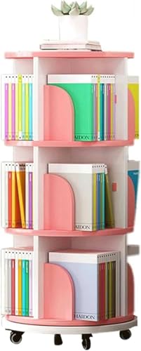 360° drehbares Bücherregal, Organizer, großes Fassungsvermögen, Bücherregal, Holzmöbel, flexibel, mehrlagig, stehend, 50,5 x 159 cm 360° drehbares Bücherregal, Organizer, großes Fassungsvermögen, Bücherregal, Holzmöbel, flexibel, mehrlagig, stehend, 50,5 x 159 cm von Generisch
