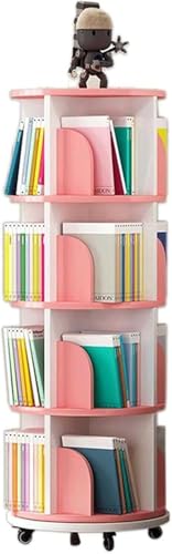 360° drehbares Bücherregal, Organizer, großes Fassungsvermögen, Bücherregal, Holzmöbel, flexibel, mehrlagig, stehend, 50,5 x 159 cm 360° drehbares Bücherregal, Organizer, großes Fassungsvermögen, Bücherregal, Holzmöbel, flexibel, mehrlagig, stehend, 50,5 x 159 cm von Generisch