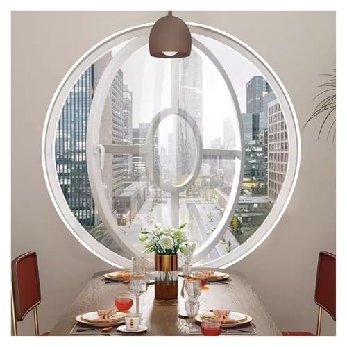 360° drehbares Lüftungsfenster, rundes gehärtetes Glas mit Griff für den Haushalt Unterputzmontage von Generisch