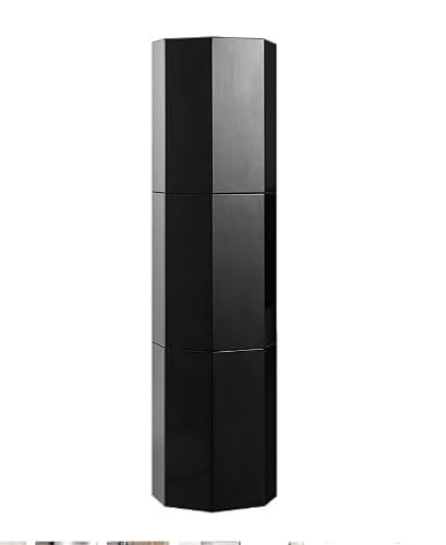 360° drehbares Schuhregal, achteckiges Turm-Design, platzsparende Eckaufbewahrung, einfacher Zugriff, Organizer (35 x 35 x 210 cm), stilvolles und funktionales Schuhdisplay von Generisch