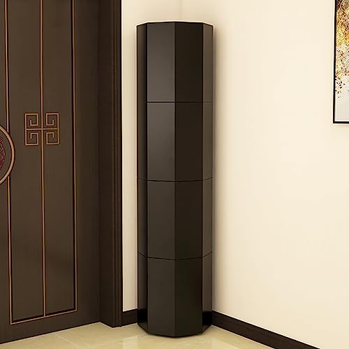 360° drehbares Schuhregal, vertikaler runder Aufbewahrungsschrank, schmales Metallregal für 3/6/9/12/15-stöckige Schuhe, modernes und einfaches Design für Eingang und Schrank 360° drehbares Schuhregal, vertikaler runder Aufbewahrungsschrank, schmales Metallregal für 3/6/9/12/15-stöckige Schuhe, modernes und einfaches Design für Eingang und Schrank von Generisch