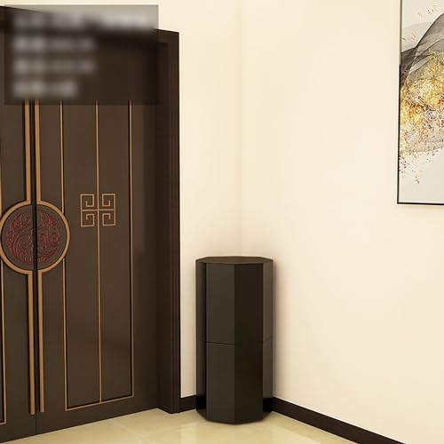 360° drehbares Schuhregal mit Türen – freistehender Schuhschrank für Flur und Eingangsbereich – stilvoller schwarzer Schuhschneider für einfachen Zugang und platzsparende Aufbewahrung 360° drehbares Schuhregal mit Türen – freistehender Schuhschrank für Flur und Eingangsbereich – stilvoller schwarzer Schuhschneider für einfachen Zugang und platzsparende Aufbewahrung von Generisch