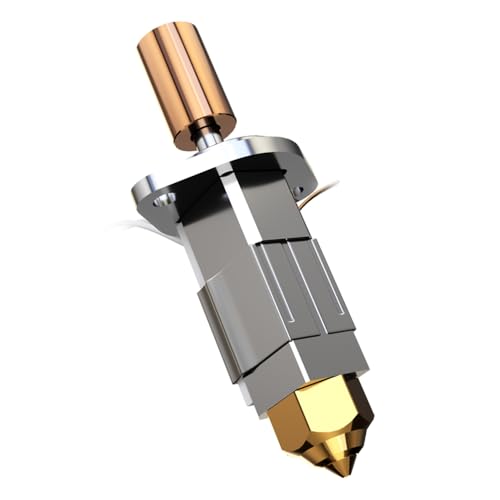 3D Drucker Hotend mit Heizelement, NTC Thermistor, kompatibel mit Swiss MK8 Serie/CR6-SE/ZS MK8 Düsen, K1/K1 MAX/CR-M4 oder Druckern mit Sprite Extruder, inklusive Messingdüse und Silikon von Generisch