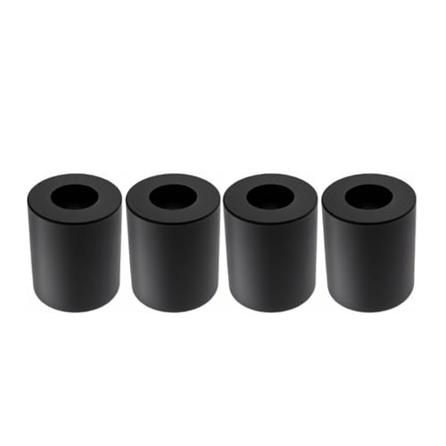 3D-Drucker Temperatur Blcak Silikon Solid Spacer Hot Bed Leveling Column Short for CR-10/CR10S Ender-3 Pro MK3(18mm Black,4pcs) von Generisch
