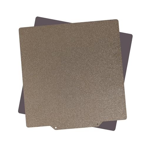 3D-Druckerteile, PEI-pulverbeschichtetes Federstahlblech, doppelseitig strukturierte Bauplatte, Basis-Heizbett, 220/235/310/410 mm(Gold PEI no Base,220X220mm) von Generisch