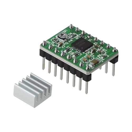 3D-Druckerteile, kompatibel mit TMC2209 V2.0-Treiber, Nema17/23-Schrittmotortreiber, Step Stick 2,5A, ultraleise(A4988,1Pcs) von Generisch