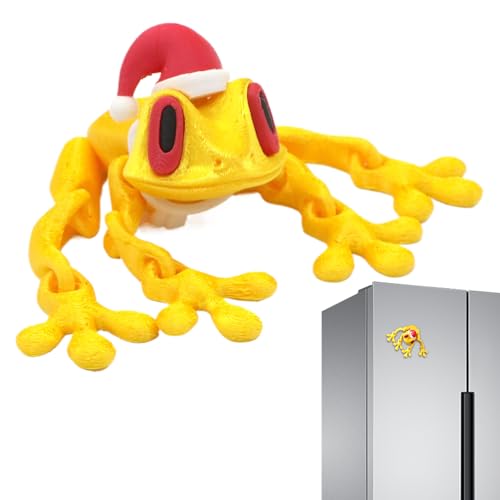 3D Gedruckter Kühlschrank Magnet,Artikuliertes Modell | Garagentor Tier Magnete - Für Hausbesitzer Weihnachten Sammler College Studenten Memobrett Fotodisplay Spind Whiteboard Büro von Generisch