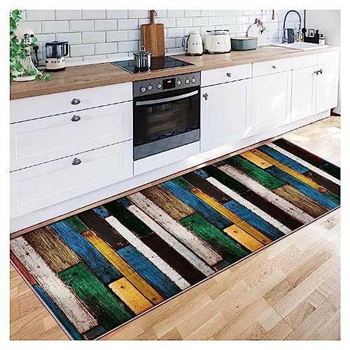 3D-Holzmaserung, rutschfester Flur-Läufer, Teppich, 99,1 x 599,4 cm, Schmutzstopper, Teppich für Küche, Wohnzimmer, Schlafzimmer, Korridor, stilvolle Bodenmatte für Heimdekoration 3D-Holzmaserung, rutschfester Flur-Läufer, Teppich, 99,1 x 599,4 cm, Schmutzstopper, Teppich für Küche, Wohnzimmer, Schlafzimmer, Korridor, stilvolle Bodenmatte für Heimdekoration von Generisch