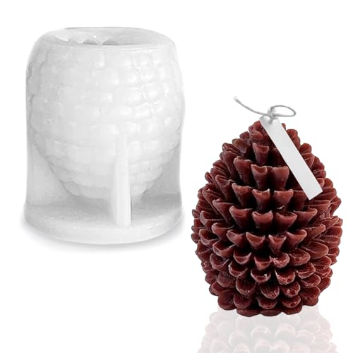 XULEGGNK Kerzenform Weihnachten, 3d Tannenzapfen Kerzenformen Silikon, Kerzen Formen Silikon Weihnachten, Weihnachtskerzenformen, Kerzen Gießen Formen Weihnachten, Silikonform Kerze Weihnachten, DIY XULEGGNK Kerzenform Weihnachten, 3d Tannenzapfen Kerzenformen Silikon, Kerzen Formen Silikon Weihnachten, Weihnachtskerzenformen, Kerzen Gießen Formen Weihnachten, Silikonform Kerze Weihnachten, DIY von Generisch