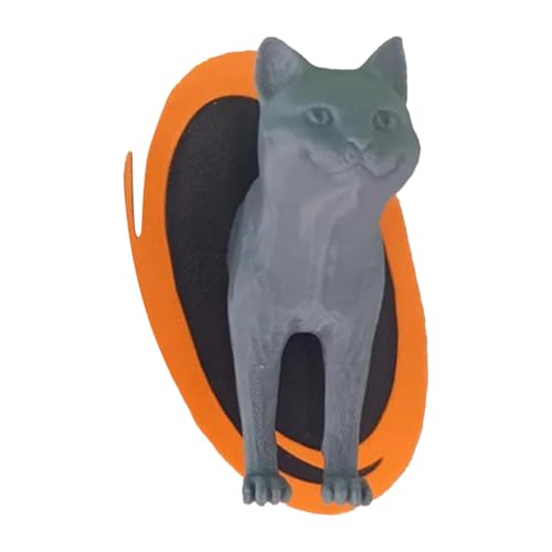 3D Türrahmen-Topper Katze, dekorative Wandskulptur, Valentinstag-Türdekoration, Katzenwandornament für Wohnzimmer, 3D-Wandskulptur Handwerk, einzigartige Türrahmen-Katzenkunst für Zuhause von Generisch