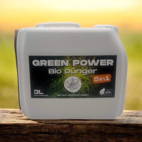 Green Power Bio Cannabis Dünger 5in1 S&R Organics für Wuchs und Blüte (3L) von S&R Organics