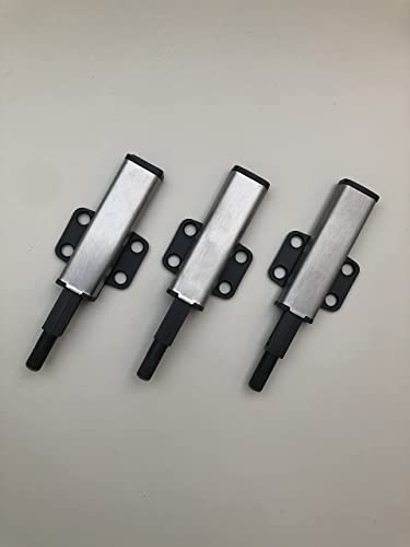 3er-Set Drucktüröffner (Türdämpfer) für Schranktüren und Schubladen - Push to open - mit Magnet - passend auch für Möbelserie „BESTA“ von veeu