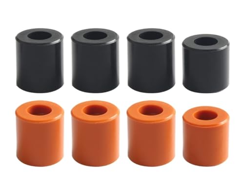 4/8 stücke Silikon Solide Spacer Heißer Bett Nivellierung Isolation Spalte 3D Drucker Zubehör(1set-orange) von Generisch