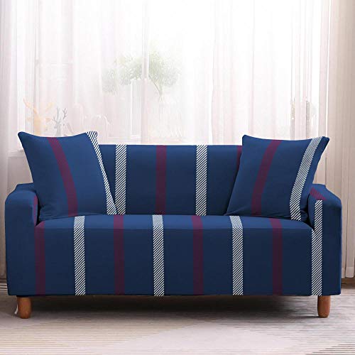 4-Sitzer Stretch Sofabezug Pfau Blau Fuchsia Waschbar Universal Passform Anti-Scratch Modern Ecksofa Sofaschoner mit Elastisch Langlebig Design 4-Sitzer Stretch Sofabezug Pfau Blau Fuchsia Waschbar Universal Passform Anti-Scratch Modern Ecksofa Sofaschoner mit Elastisch Langlebig Design von Generisch