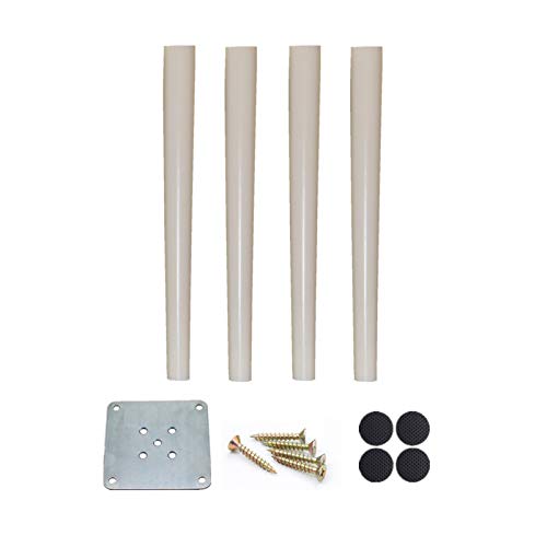 4 Stück 76,2 cm weiße Holz-Sofa-Beine – Ersatz-Fellfüße mit rechtwinkligem Design für Sofas, Tische und Stühle – und stilvolle Erhöhungsunterstützung 4 Stück 76,2 cm weiße Holz-Sofa-Beine – Ersatz-Fellfüße mit rechtwinkligem Design für Sofas, Tische und Stühle – und stilvolle Erhöhungsunterstützung von Generisch