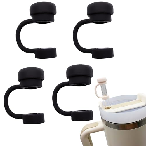 4 Stück Strohhalm-Abdeckkappen, wiederverwendbare Trinkhalm-Abdeckungen, Silikon, Trinkhalmkappen, Staubdichte Strohhalm-Spitzen 4 Stück Strohhalm-Abdeckkappen, wiederverwendbare Trinkhalm-Abdeckungen, Silikon, Trinkhalmkappen, Staubdichte Strohhalm-Spitzen von Generisch