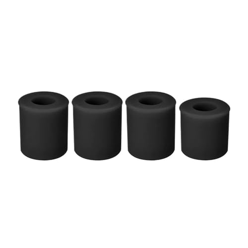 4 Teile/satz Heißer Bett Nivellierung Spalte Silikon Solide Spacer Plattform Leveler for CR-10/ CR10S CR-X Ende-3 3D Drucker Teile(Black 1short 3long,5 Set) von Generisch