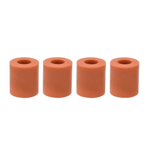 4 Teile/satz Heißer Bett Nivellierung Spalte Silikon Solide Spacer Plattform Leveler for CR-10/ CR10S CR-X Ende-3 3D Drucker Teile(Orange 4 long,5 Set) von Generisch