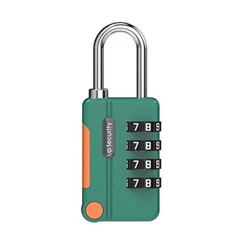 4-stelliges Zahlenschloss, Diebstahlschutz-Kofferschloss mit Sicherheitscode, Zinklegierung für Fitnessstudio, Schule, Tore, Türen, Haken und Lagerung. von Generisch