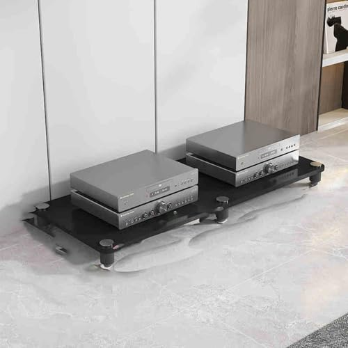 4-stöckiger Gaming-Entertainment-Media-Ständer, AV-Komponentenregal, Eckregal, Schrank für TV, Audio und Gaming, modernes Design, stabil, platzsparend 4-stöckiger Gaming-Entertainment-Media-Ständer, AV-Komponentenregal, Eckregal, Schrank für TV, Audio und Gaming, modernes Design, stabil, platzsparend von Generisch