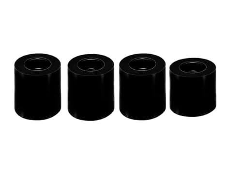 4 teile/satz 18 16mm Heißer Bett Nivellierung Spalte Silikon Solide Spacer Schwarz Plattform Leveler 3D Drucker Teile(Black 16mm and 18mm,2 Set) von Generisch
