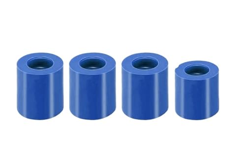 4 teile/satz 18 16mm Heißer Bett Nivellierung Spalte Silikon Solide Spacer Schwarz Plattform Leveler 3D Drucker Teile(Blue 16mm and 18mm,5 Set) von Generisch