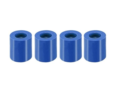 4 teile/satz 18 16mm Heißer Bett Nivellierung Spalte Silikon Solide Spacer Schwarz Plattform Leveler 3D Drucker Teile(Blue 18mm,2 Set) von Generisch