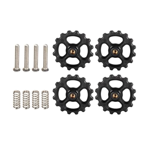 4-teiliges Upgrade CR10 Aluminium-Handdreh-Nivelliermuttern + 4-teilige Heißbett-Matrizenfedern + 4-teilige Schrauben for Ender 3 3 Pro Ender 5 5 Plus Pro(Green) von Generisch