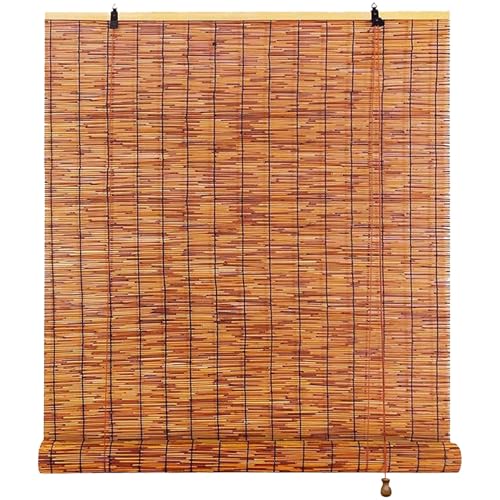 40-170cm Outdoor Wetterfest Bambusrollo Natur Bambus-Rollo, Retro Schilf Vorhang Raffrollo Rollos & Jalousien Bambus Sichtschutzrollo Für Garten & Zuhause, Sichtschutz Rollo 40-170cm Outdoor Wetterfest Bambusrollo Natur Bambus-Rollo, Retro Schilf Vorhang Raffrollo Rollos & Jalousien Bambus Sichtschutzrollo Für Garten & Zuhause, Sichtschutz Rollo von Generisch