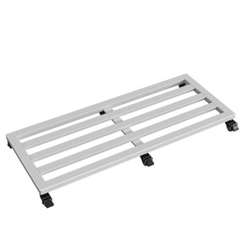 40 x 100 cm großer rollender Pflanzenständer aus Metall mit Rädern, schwarzer Eisensockel, vielseitiges Blumentopf-Tablett für Aquarien, abnehmbare Stützen für einfache Mobilität 40 x 100 cm großer rollender Pflanzenständer aus Metall mit Rädern, schwarzer Eisensockel, vielseitiges Blumentopf-Tablett für Aquarien, abnehmbare Stützen für einfache Mobilität von Generisch