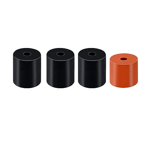 4PCS Silikon Solid Spacer Hot Bed Leveling Column for CR-10/CR10S Ender-3 I3 Plus A8 3D-Drucker Heatbed(Orange) von Generisch