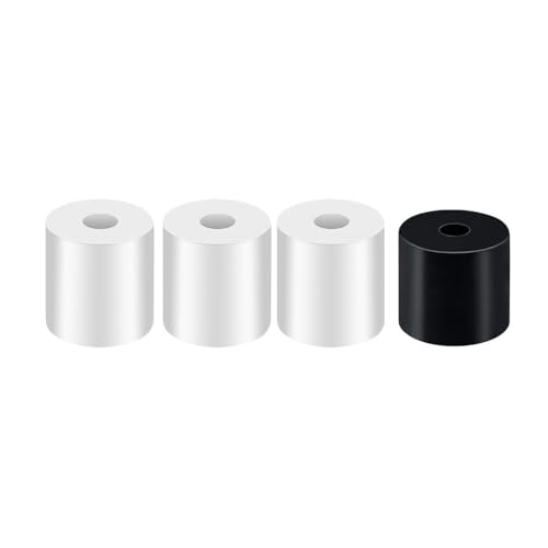 4PCS Silikon Solid Spacer Hot Bed Leveling Column for CR-10/CR10S Ender-3 I3 Plus A8 3D-Drucker Heatbed(Silver) von Generisch