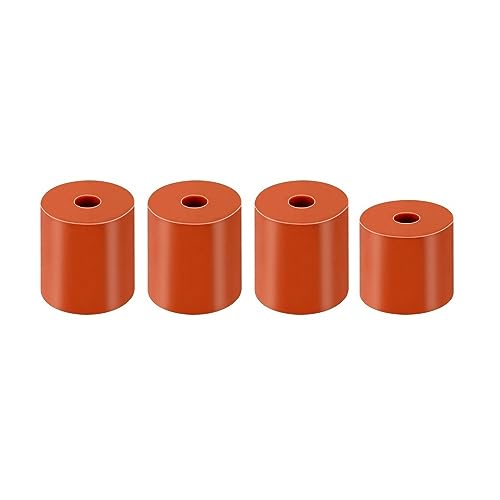 4PCS Silikon Solid Spacer Hot Bed Leveling Column for CR-10/CR10S Ender-3 I3 Plus A8 3D-Drucker Heatbed(WHITE) von Generisch