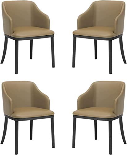 4er Set Esszimmerstühle Gepolstert Moderne Leder Weiche Seitenstühle mit hoher Rückenlehne Gepolstertes Design für bequemes Sitzen in Wohnzimmer und Küche 4er Set Esszimmerstühle Gepolstert Moderne Leder Weiche Seitenstühle mit hoher Rückenlehne Gepolstertes Design für bequemes Sitzen in Wohnzimmer und Küche von Generisch