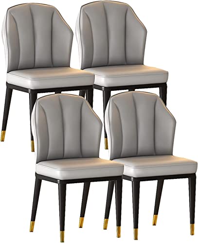 4er Set Esszimmerstühle Polsterstuhl mit Rückenlehne und Metallbeinen für Wohnzimmer, Schlafzimmer und Empfangsbereich 4er Set Esszimmerstühle Polsterstuhl mit Rückenlehne und Metallbeinen für Wohnzimmer, Schlafzimmer und Empfangsbereich von Generisch