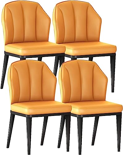 4er Set Esszimmerstühle Polsterstuhl mit Rückenlehne und Metallbeinen für Wohnzimmer, Schlafzimmer und Empfangsbereich 4er Set Esszimmerstühle Polsterstuhl mit Rückenlehne und Metallbeinen für Wohnzimmer, Schlafzimmer und Empfangsbereich von Generisch