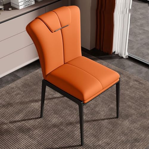 4er Set Moderne Esszimmerstühle aus Kunstleder mit hoher Rückenlehne und gepolsterter Sitzfläche für Küche, Wohnzimmer, Lounge und Empfangsbereich von Generisch