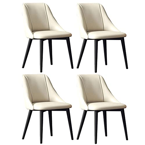 4er Set Moderne Esszimmerstühle mit ergonomischer Rückenlehne & Metallbeinen, perfekt für Küche, Wohnzimmer, Lounge und Empfangsbereich - Stilvolle & bequeme Sitzlösung von Generisch