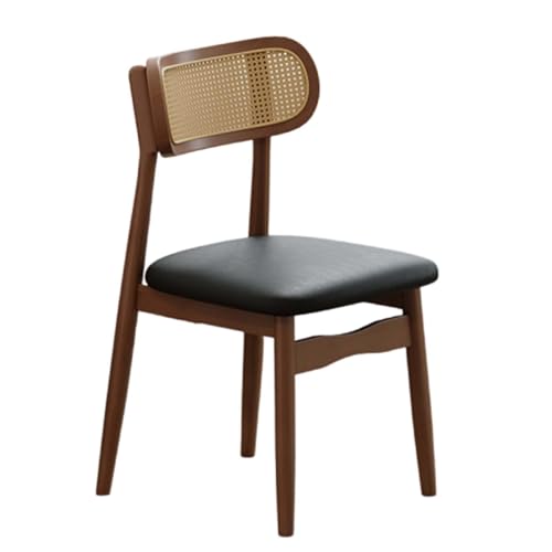 4er Set Rattan PU Esszimmerstühle ohne Armlehnen Massivholz Beine Stilvoll für Wohnzimmer & Küche & Bequeme Moderne Möbel Upgrade 4er Set Rattan PU Esszimmerstühle ohne Armlehnen Massivholz Beine Stilvoll für Wohnzimmer & Küche & Bequeme Moderne Möbel Upgrade von Generisch