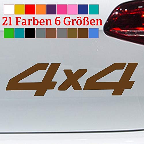 4x4 Offroad Aufkleber Gelände Berg Steigung Sticker Wald V8 Allrad L200 JDM F200 in 6 Größen und 21 Farben von Generisch