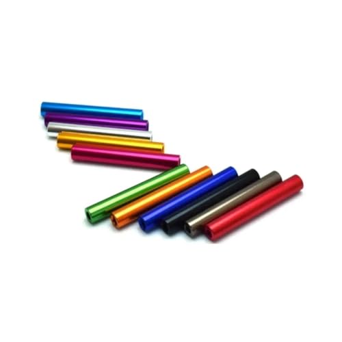 5/10pcs/lot aluminum spacer M3* 10mm to 100mm Anodized colourful aluminum Column Rods round standoff spacer For RC Multirotor(Black,M3X25 10PCS) von Generisch