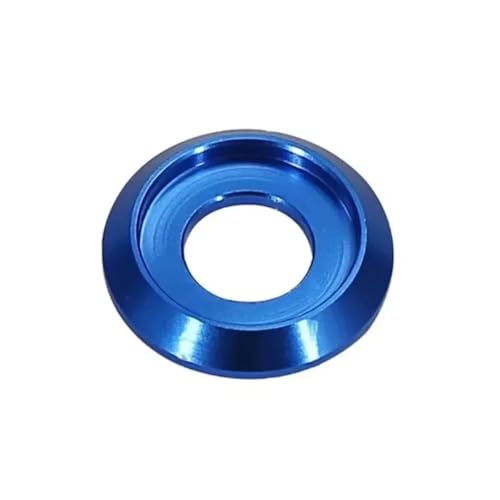 5 STÜCKE Becherkopfscheibe M2 M2.5 M3 M4 M5 M6 M8 Aluminiumlegierung Bunte Aluminium-CNC-Scheibe for eloxierte Linsenkopfschrauben(Royal blue,M2.5) von Generisch