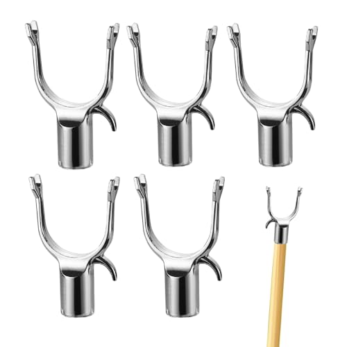5 Stück Metall Astverstärker - Baumstraffungssatz Mit Besenstiel- - Rundrohr-Gartenpfosten Für Obstbäume - Unterstützt Astausdehnung, Fördert Wachstum von Generisch