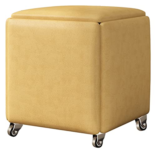 5-in-1 Magic Nesting Hocker Stuhl mit Rollen, Multifunktionales Küchensofa, stapelbarer gepolsterter Sitz, robuster Metallrahmen, platzsparendes Design für Zuhause & Büro 5-in-1 Magic Nesting Hocker Stuhl mit Rollen, Multifunktionales Küchensofa, stapelbarer gepolsterter Sitz, robuster Metallrahmen, platzsparendes Design für Zuhause & Büro von Generisch
