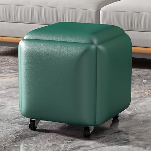 5-in-1 Nesting Cube Stuhl & Fußhocker mit Rollen, Stapelbare Leder/Flanell Quadratische Bank für Wohnzimmer & Esszimmer – Vielseitige Sitzlösung 5-in-1 Nesting Cube Stuhl & Fußhocker mit Rollen, Stapelbare Leder/Flanell Quadratische Bank für Wohnzimmer & Esszimmer – Vielseitige Sitzlösung von Generisch