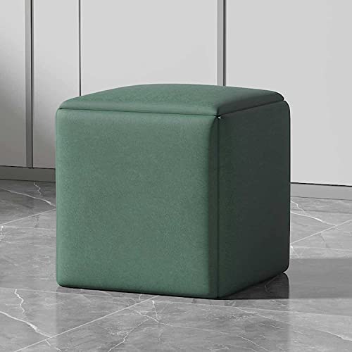 5-in-1-Stuhl mit Lenkrollen | Stapelbare Fußhocker für Wohn-/Esszimmer | Vielseitiges quadratisches Design | Strapazierfähiges Tech-Gewebe | Platzsparende Lösung von Generisch