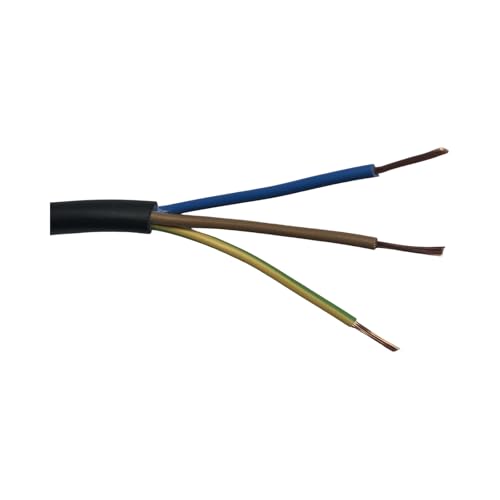 50 m Schlauchleitung Gerätekabel H05VV-F 3G1 mm² schwarz, rund 50 m Schlauchleitung Gerätekabel H05VV-F 3G1 mm² schwarz, rund von Generisch