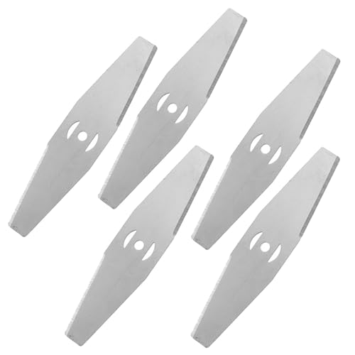 5PCS Metall String Trimmer Ersatz Universal String Trimmer Aufsätze Mäher Armaturen Bauwagen Gartenhaus (Silver, One Size) von Generisch